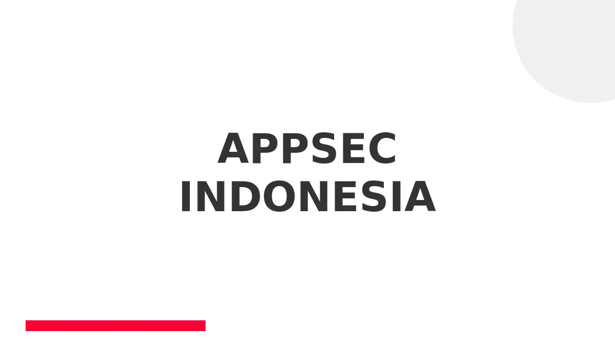 OWASP Virtual AppSec Indonesia - Hands on Threat Hunting Workshop